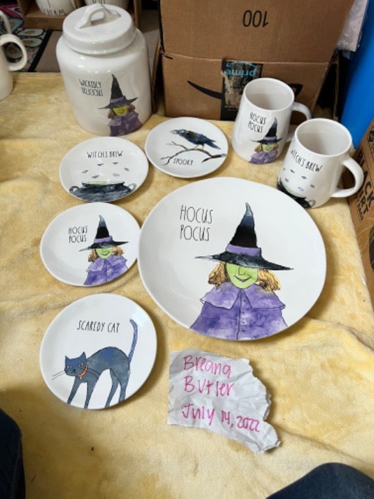 Rae Dunn Watercolor Hocus Pocus Set