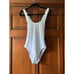 NWT Andie Women's The Tulum Open Strappy Back Ribbed One Piece Swimsuit White S