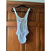 NWT Andie Women's The Tulum Open Strappy Back Ribbed One Piece Swimsuit White S