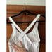 NWT Andie Women's The Tulum Open Strappy Back Ribbed One Piece Swimsuit White S