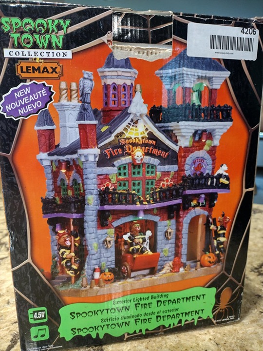 lemax spooky town -Spookytown Fire Department
