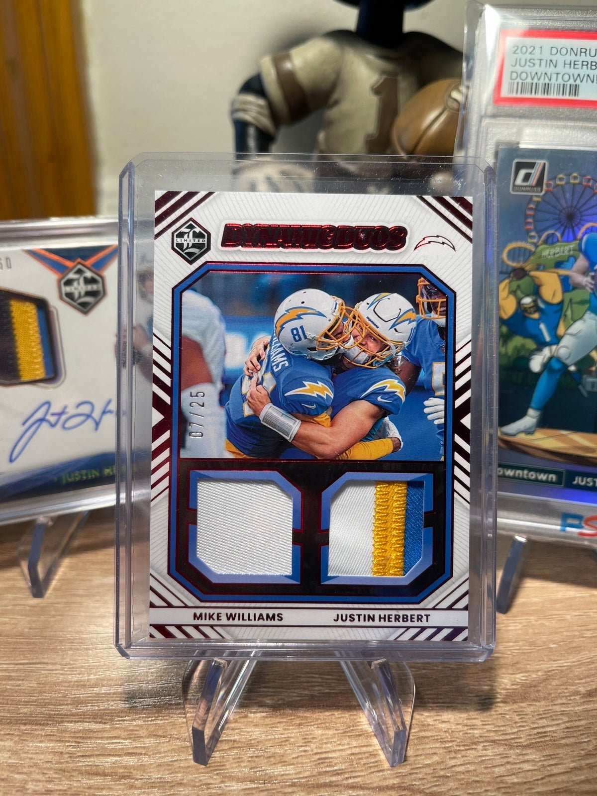 2022 Justin Herbert and Mike Williams Dynamic Duos Patch