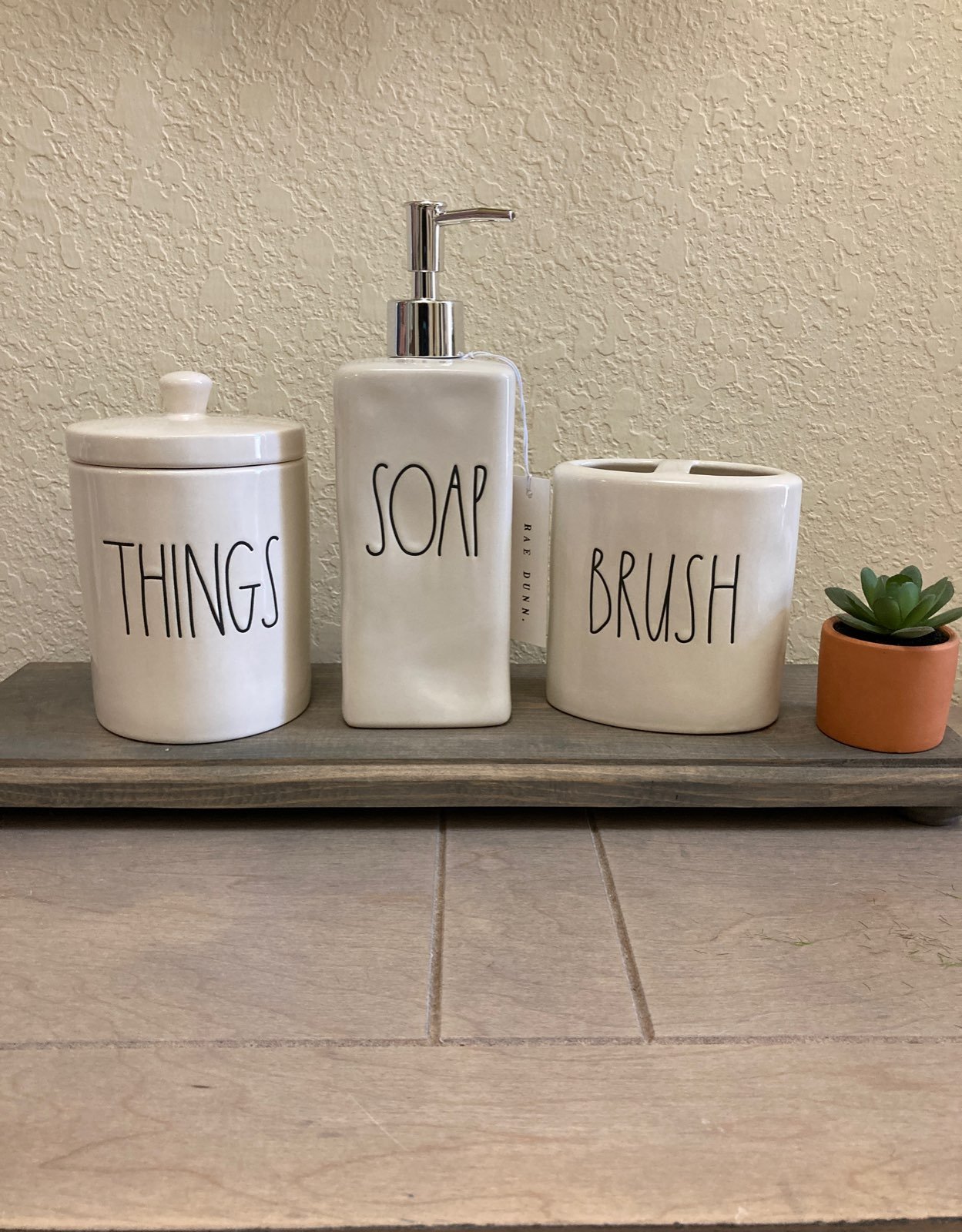 Rae Dunn Bathroom Set