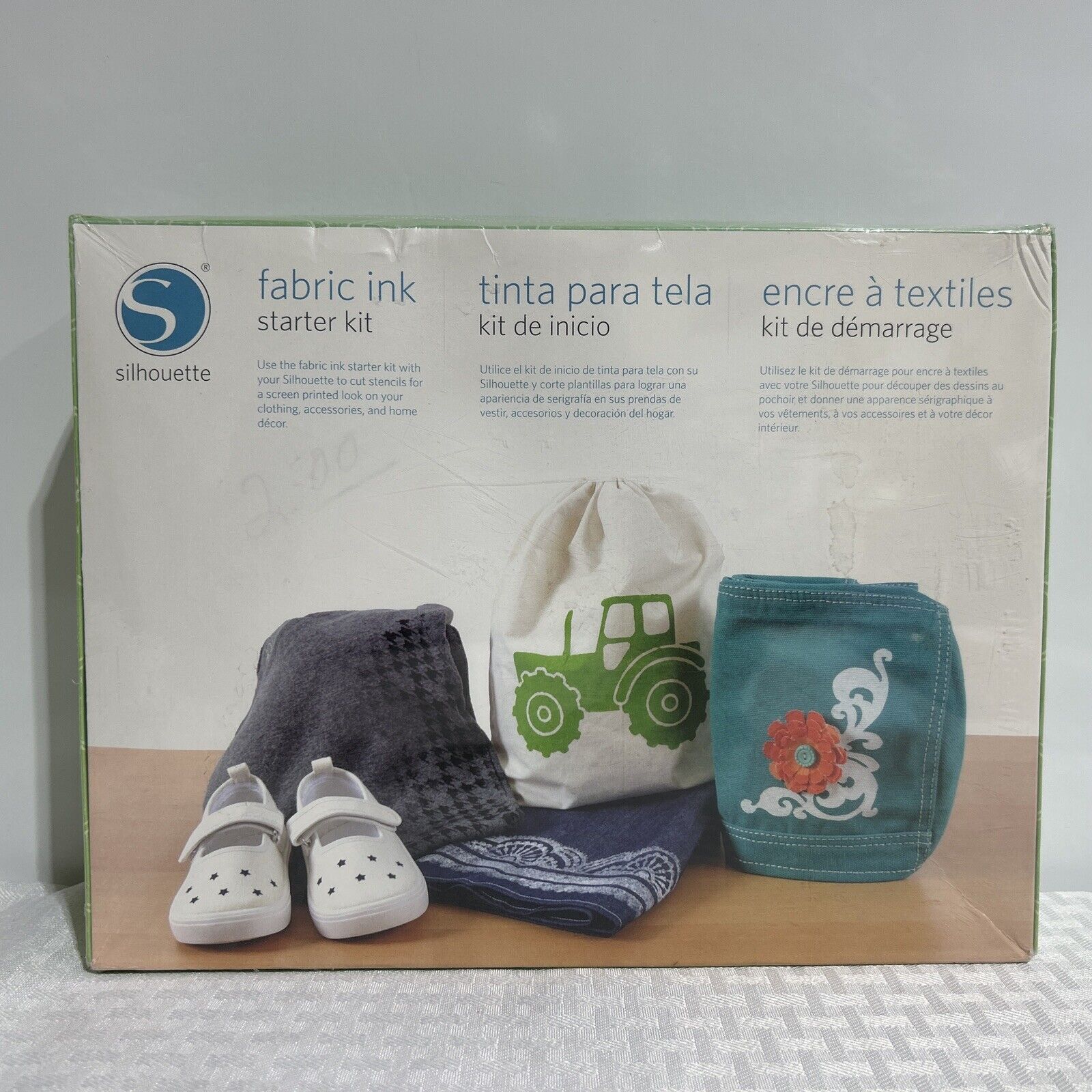 2014 Silhouette Fabric Ink Starter Kit - NEW AND SEALED DIY