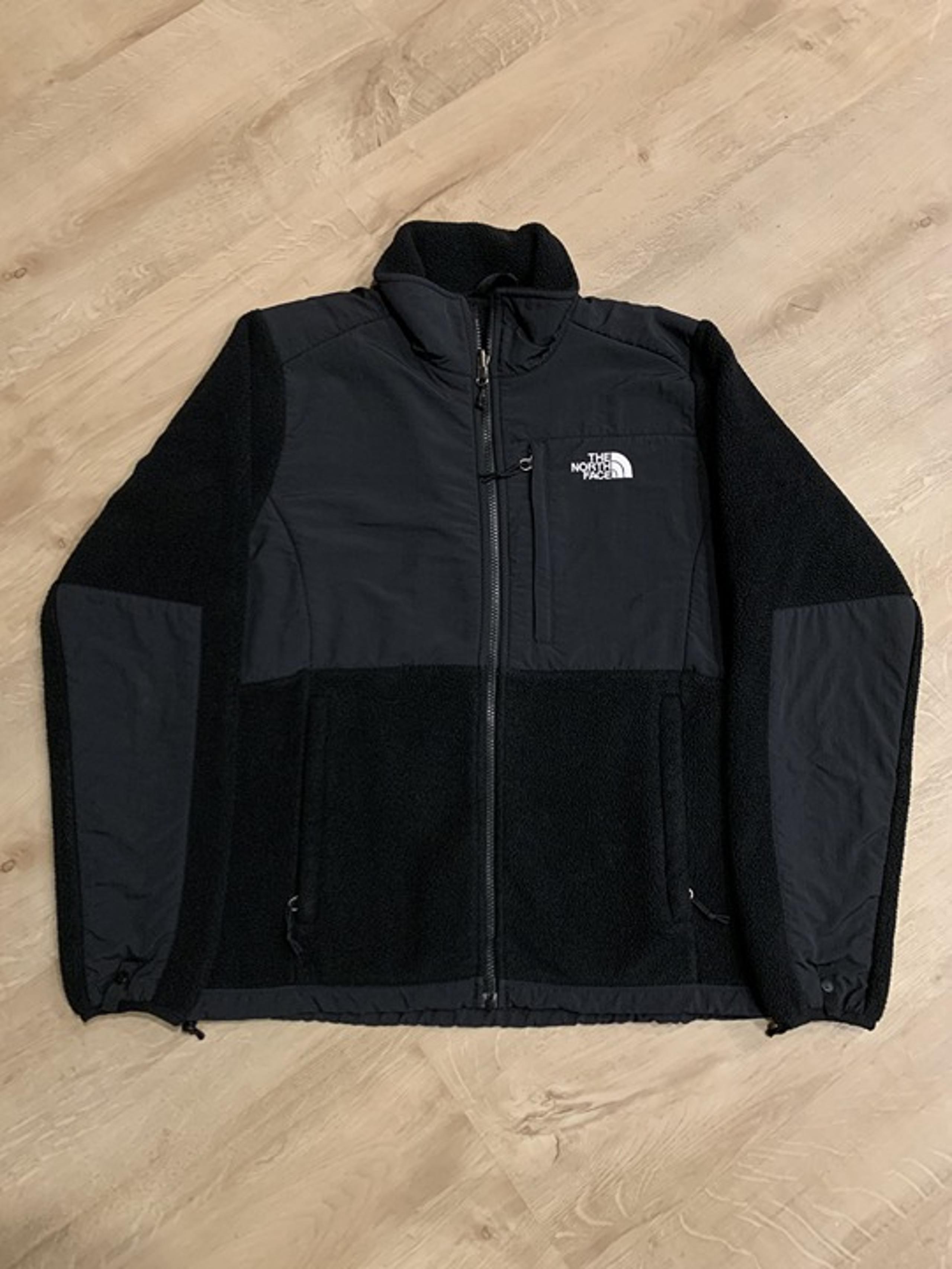 The North Face Denali Jacket Women's Medium M Mock Neck PolarTec Fleece Black