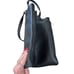 Cole Haan Women's Black Pebbled Leather Village Marcy Market Tote