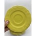 Lemon Federalist Ironstone yellow Set Of 8 Saucers Made In Japan