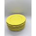 Lemon Federalist Ironstone yellow Set Of 8 Saucers Made In Japan