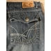 Vintage Black Denim Jeans Baggy Hip Hop Skater A4