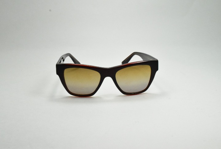 Maui Jim Ekolu Mj 867-24E Brown, Red, Tan / Dual Mirror Gold to Silver Polari