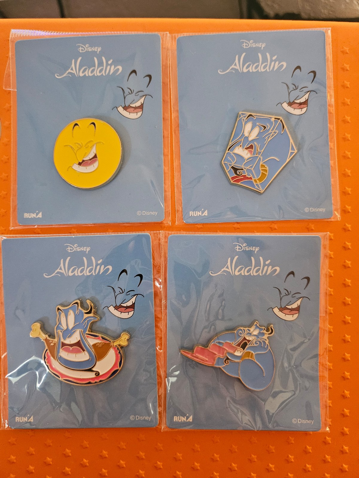 Japan - Run'A - Genie - Bundle 4 out of 5 series pins