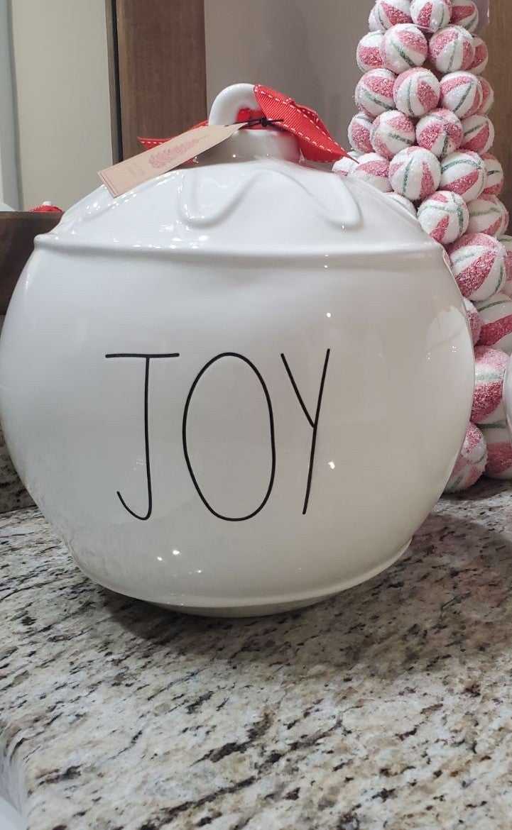 Rae Dunn Joy Ornament