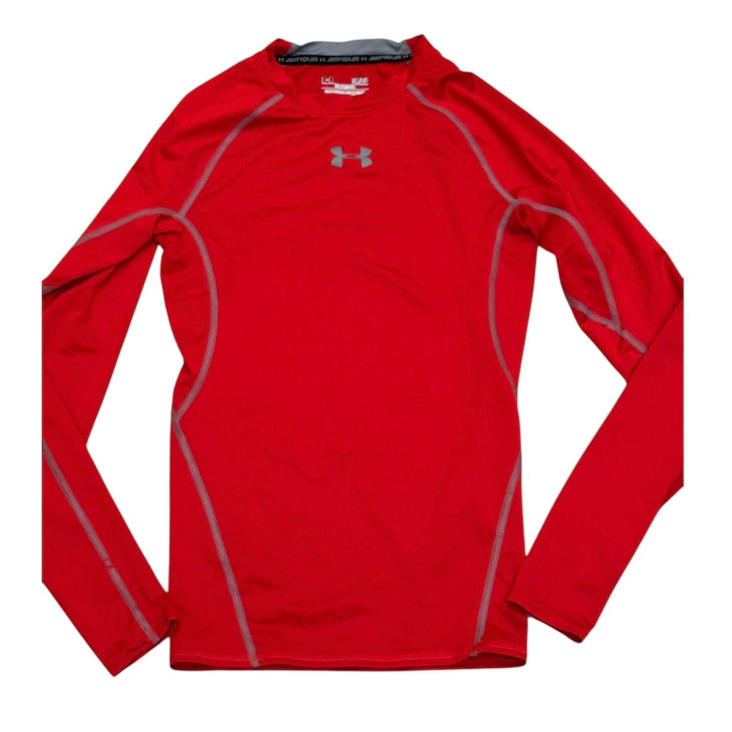 Under Armour Red Heat Gear Shirt Compression S Athletic Sports