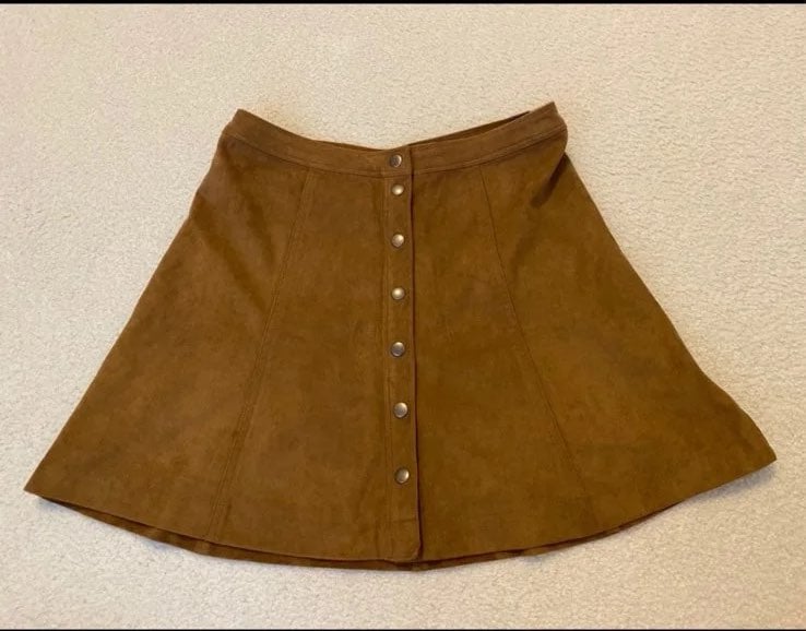 Abercrombie and Fitch suede skirt