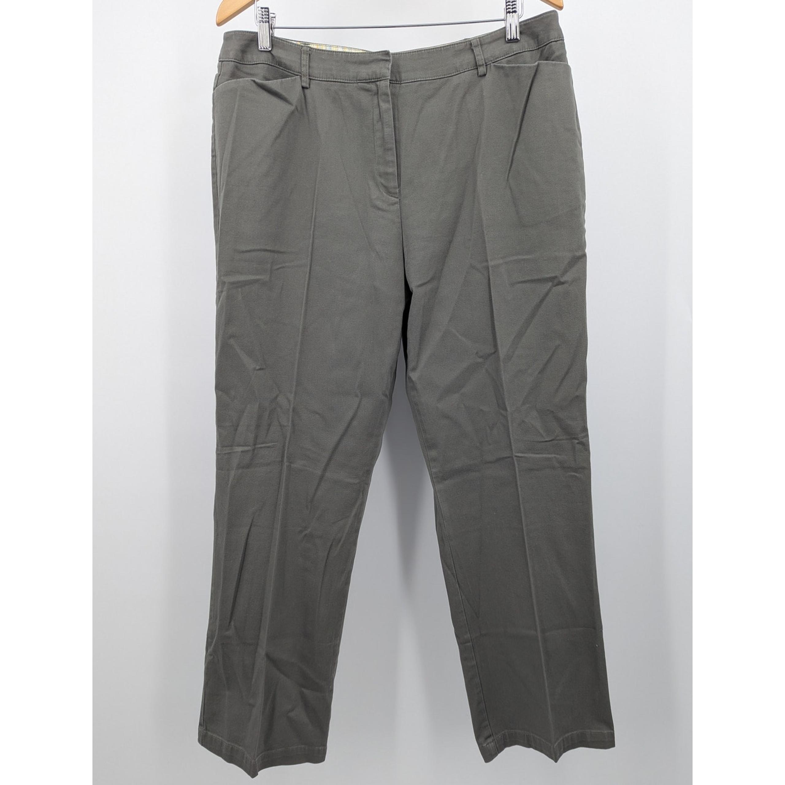 Excellent Condition Sage Green Duck Head Women's Size 16 Dress Pants Trousers
