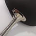 Brandani Hard Nitrating Cast Iron Wok Deep Pan Skillet 12.5