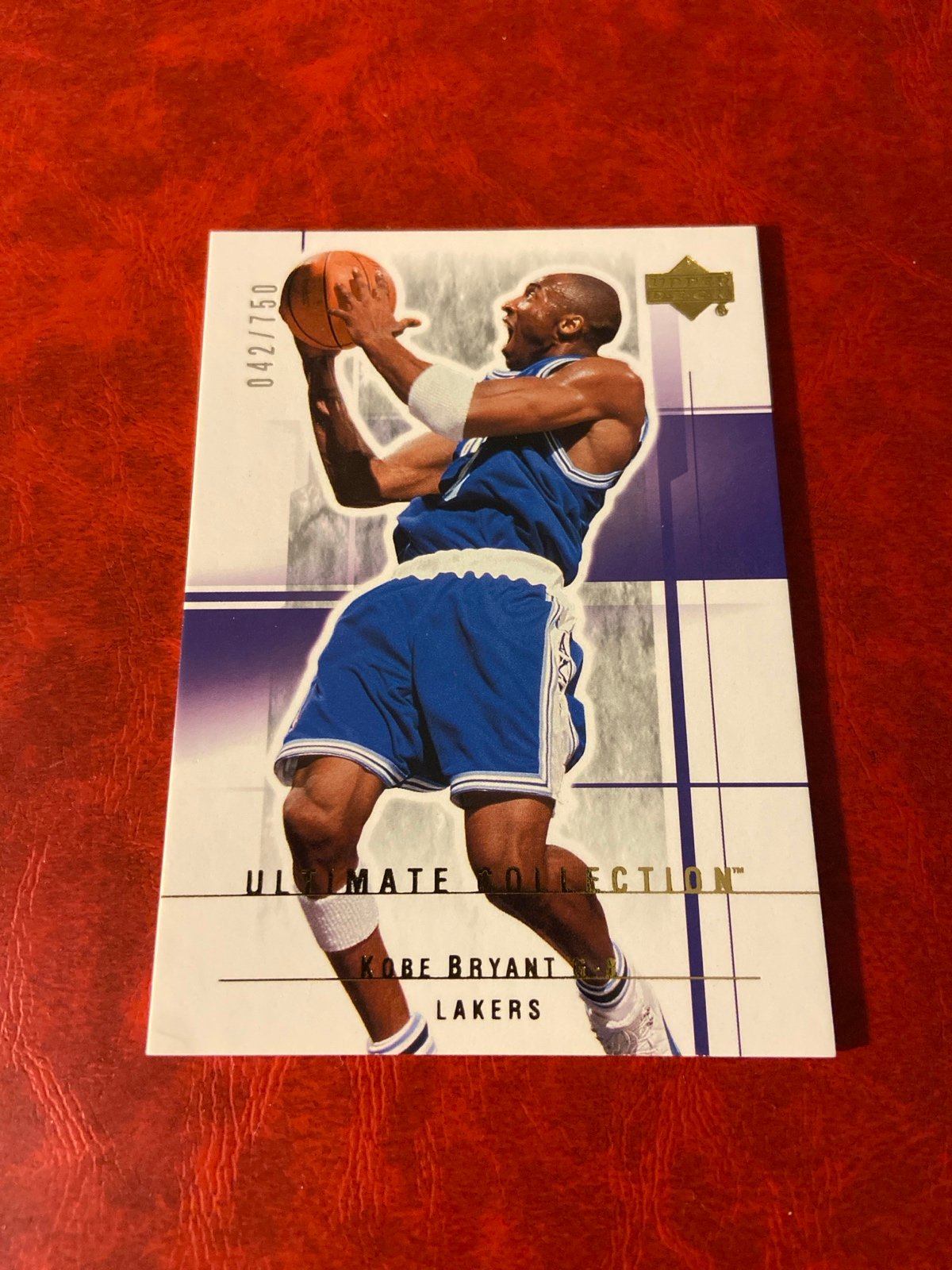 KOBE BRYANT 2003-04 Upper Deck ULTIMATE COLLECTION #45 /750 NBA LA LAKERS HOF