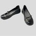 Bare Traps Size 8.5 Maggie Leather Mary Janes Flats Slip On Strap Shoes Black