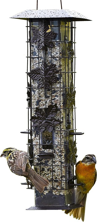 Bird Feeder Perky-Pet Squirrel-Be-Gone Bird Feeder, 2LB Squirrel Proof