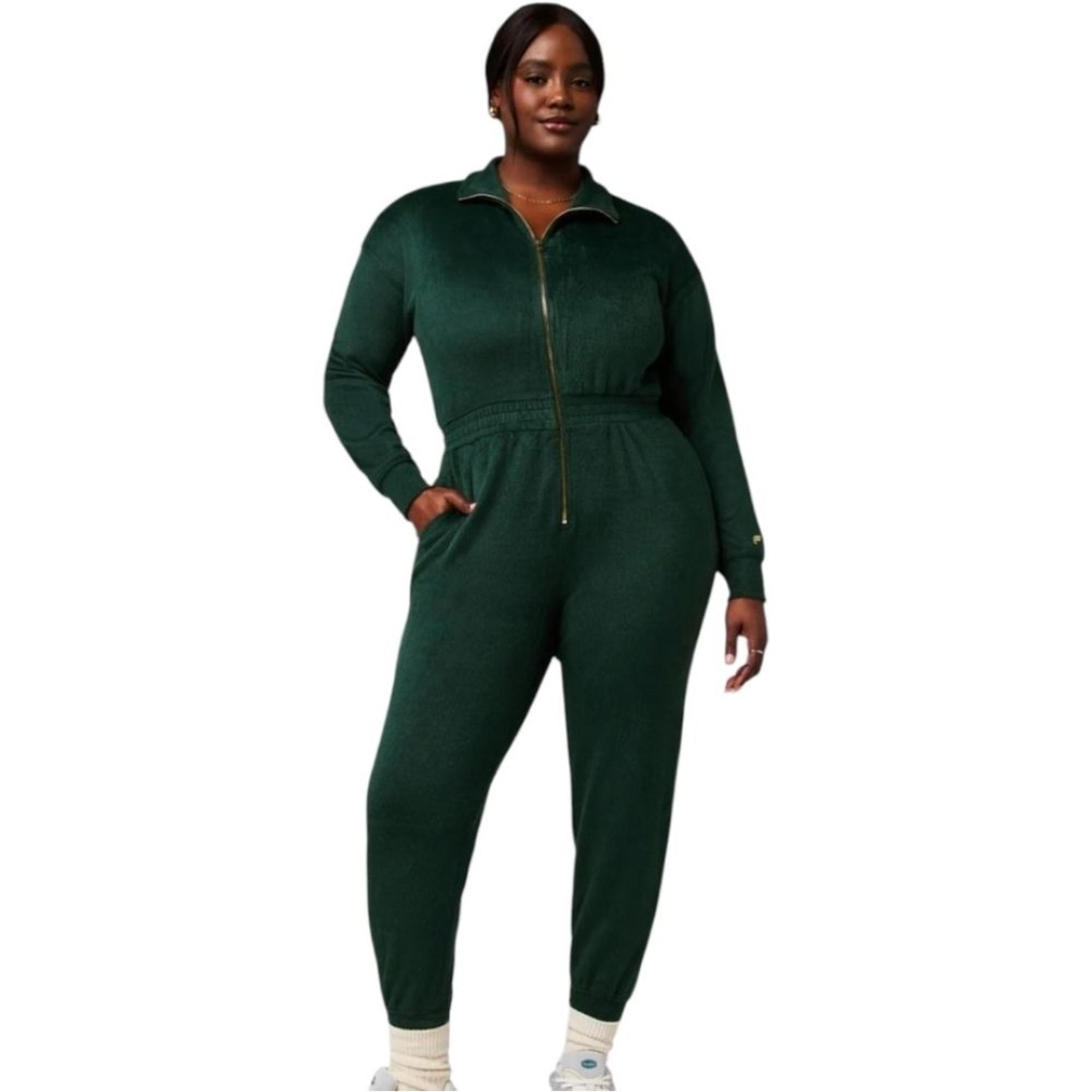 Fabletics Nwt Everpine Cozy Cord Zip Jumpsuit Size 2x