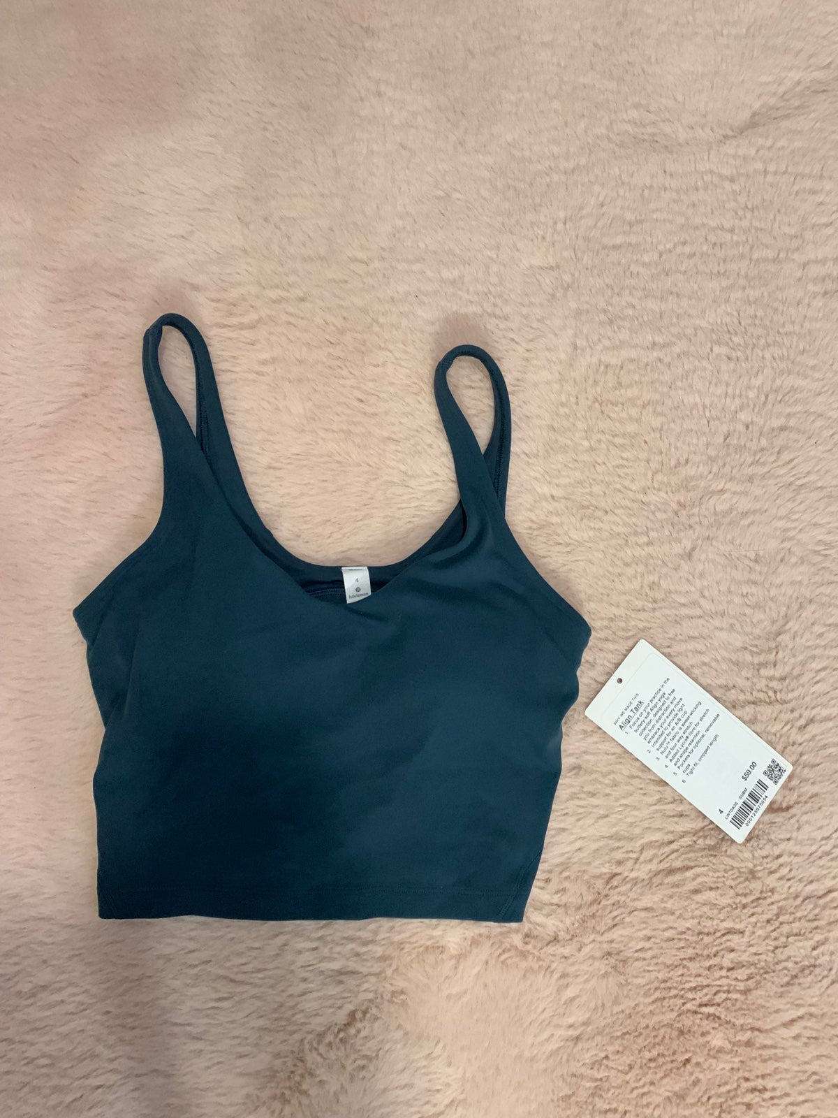 NWT Lululemon Submarine Color Align Tank Size 4