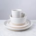 Lot Of 14 H2K Two Tone Stoneware Dinnerware