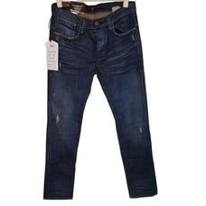 The Sinclair MFGRP Mens 31 Blue Dark Wash Denim Adler The Slimline Jeans NWT