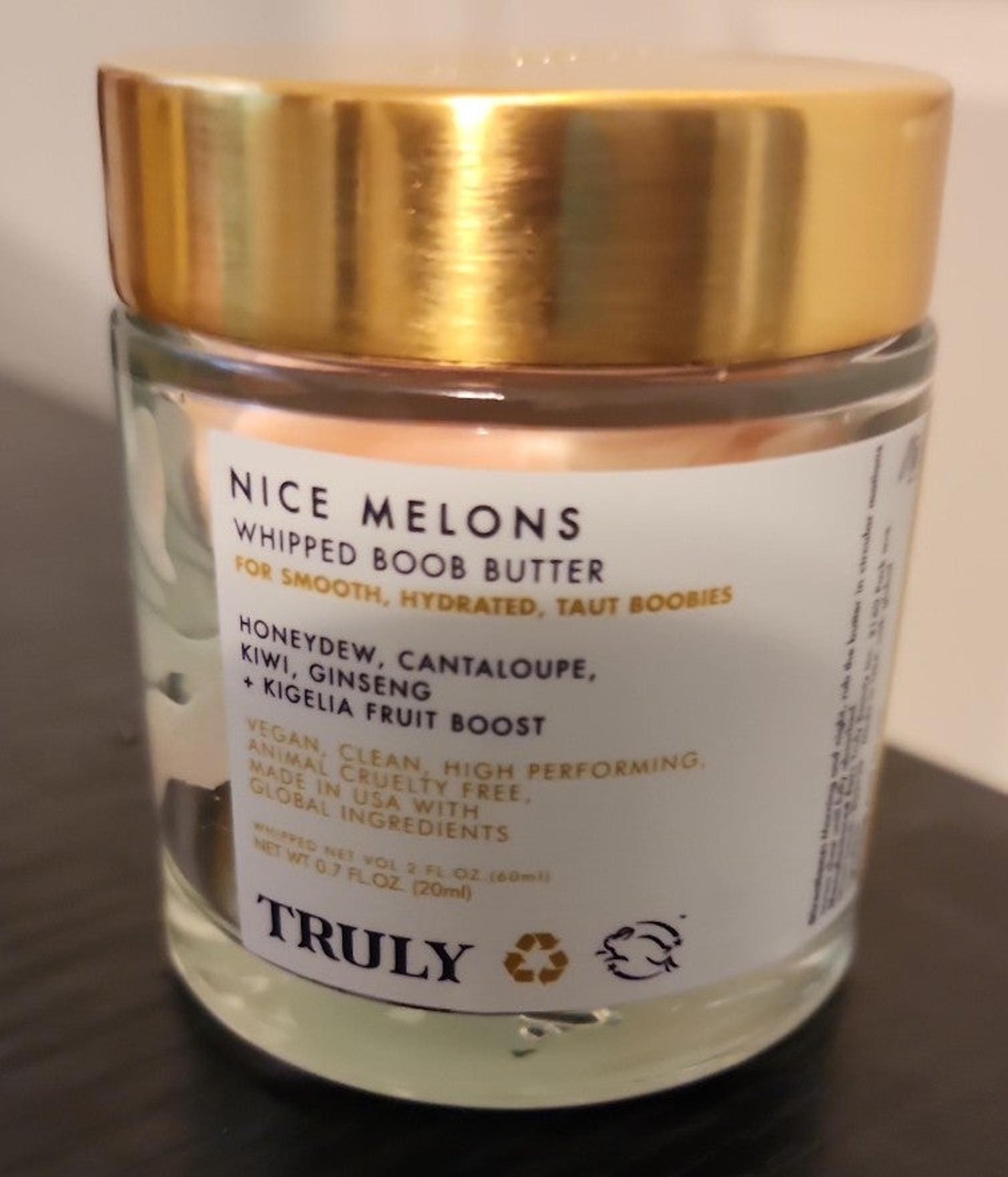 TRULY Nice Melons Whipped  Butter .7oz Deluxe Travel Size - NEW