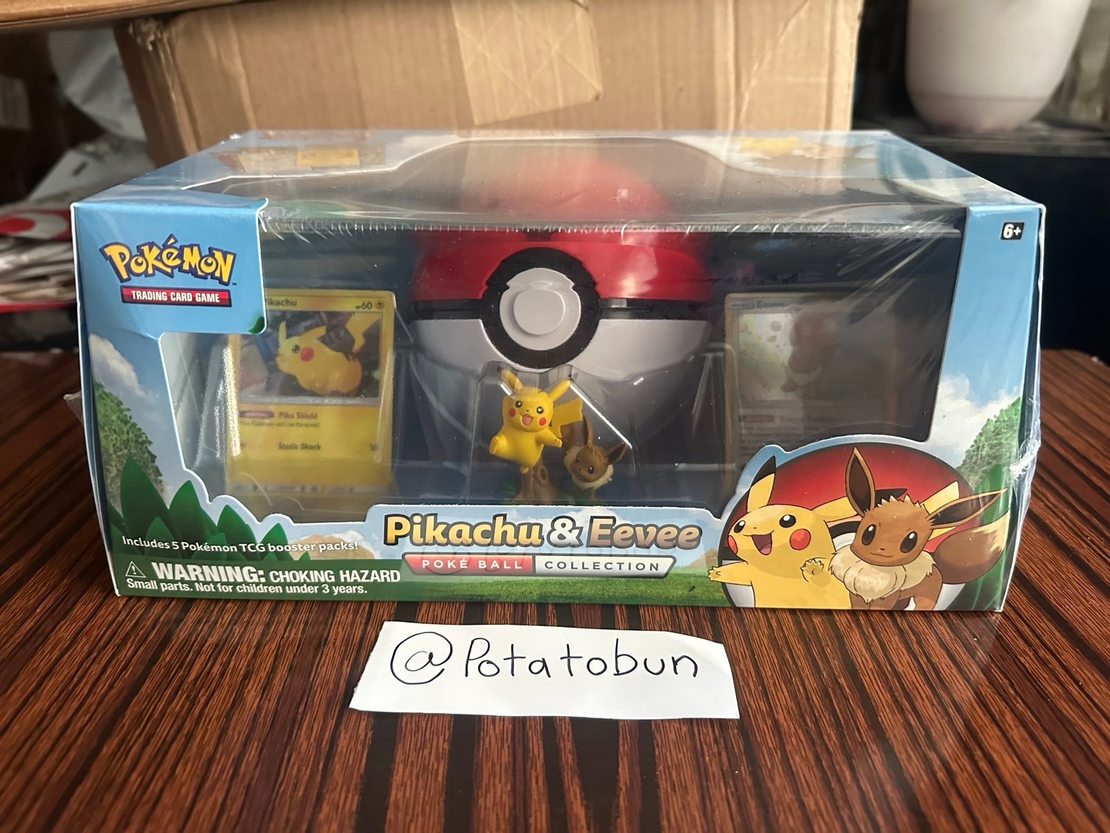 Pokemon TCG Pikachu & Eevee Pokeball Ball Collection