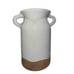 Nuckolls Seashell Nautilus Pampilius Large Pottery Urn Vase With Handles Glazed