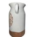 Nuckolls Seashell Nautilus Pampilius Large Pottery Urn Vase With Handles Glazed