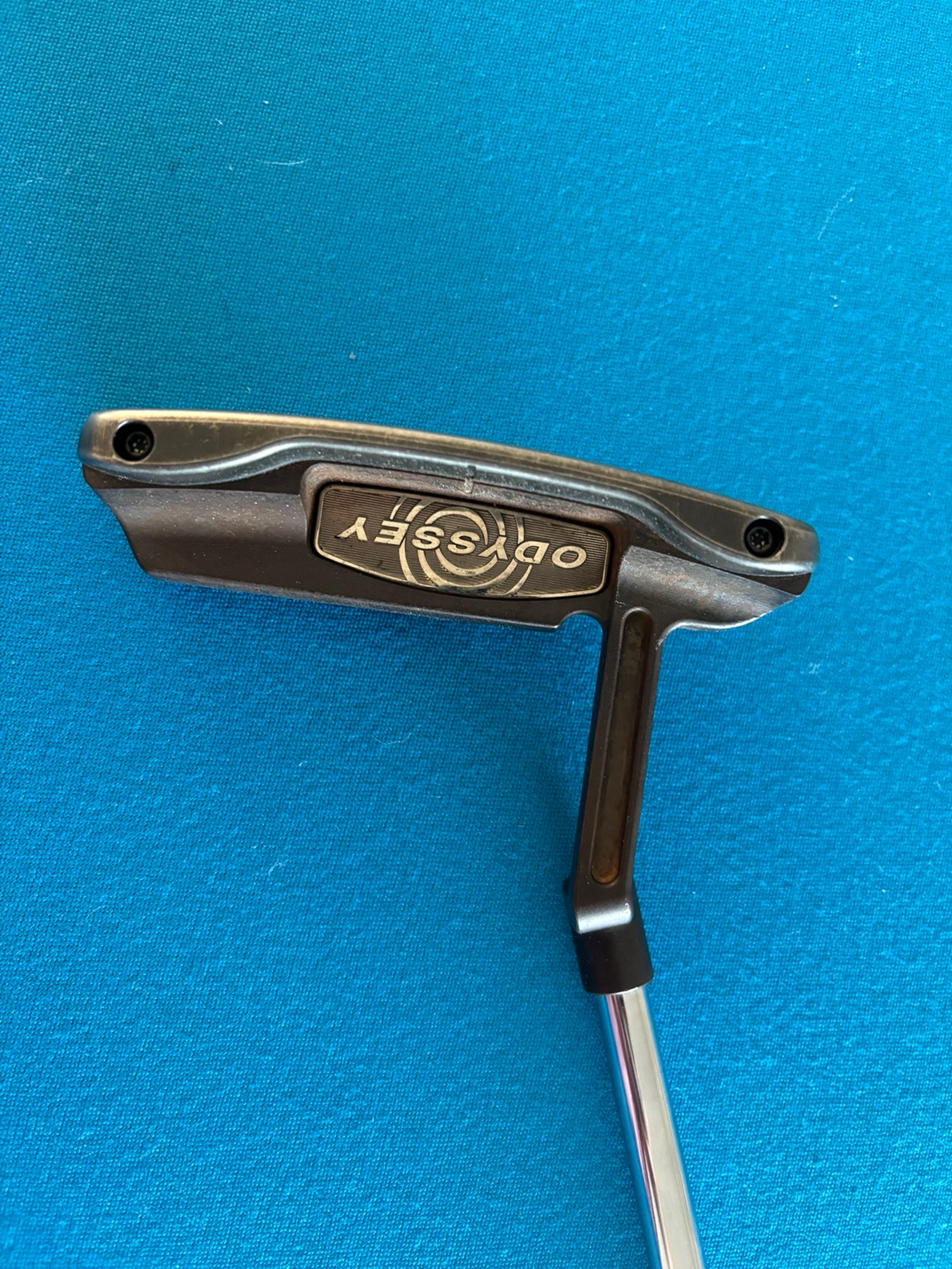 Tour issue odyssey black series raw finish 34 inch ping grip