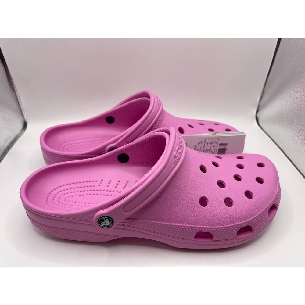 NWT Crocs Men's Classic Clog Authentic Shoe 10001-SW Pink Size US Men's 13