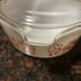 Pyrex Pink Gooseberry 472, 1 1/2 pint with cover