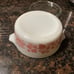 Pyrex Pink Gooseberry 472, 1 1/2 pint with cover