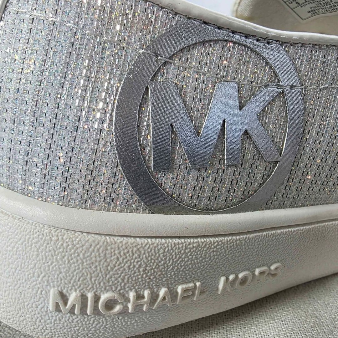 michael kors trainers silver