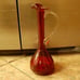 Ruby Red Bischoff Glass Pitcher / Decanter