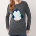 sz XXL LC sequin penguin tunic sweater