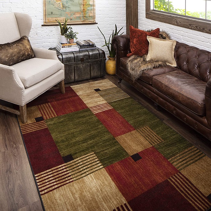 NEW Modern Geometric 6' x 9' Area Rug
