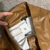 house of daırres faux leather cognac pants