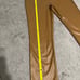 house of daırres faux leather cognac pants