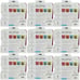 9-Piece Set STASHER Raspberry Reusable Food/ Sandwhich Storage Bags, 7.5 x7 x1