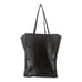 Furla Black Leather Tote Bag with Cut Outs