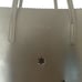Furla Black Leather Tote Bag with Cut Outs