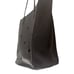 Furla Black Leather Tote Bag with Cut Outs