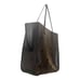 Furla Black Leather Tote Bag with Cut Outs