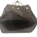 Furla Black Leather Tote Bag with Cut Outs