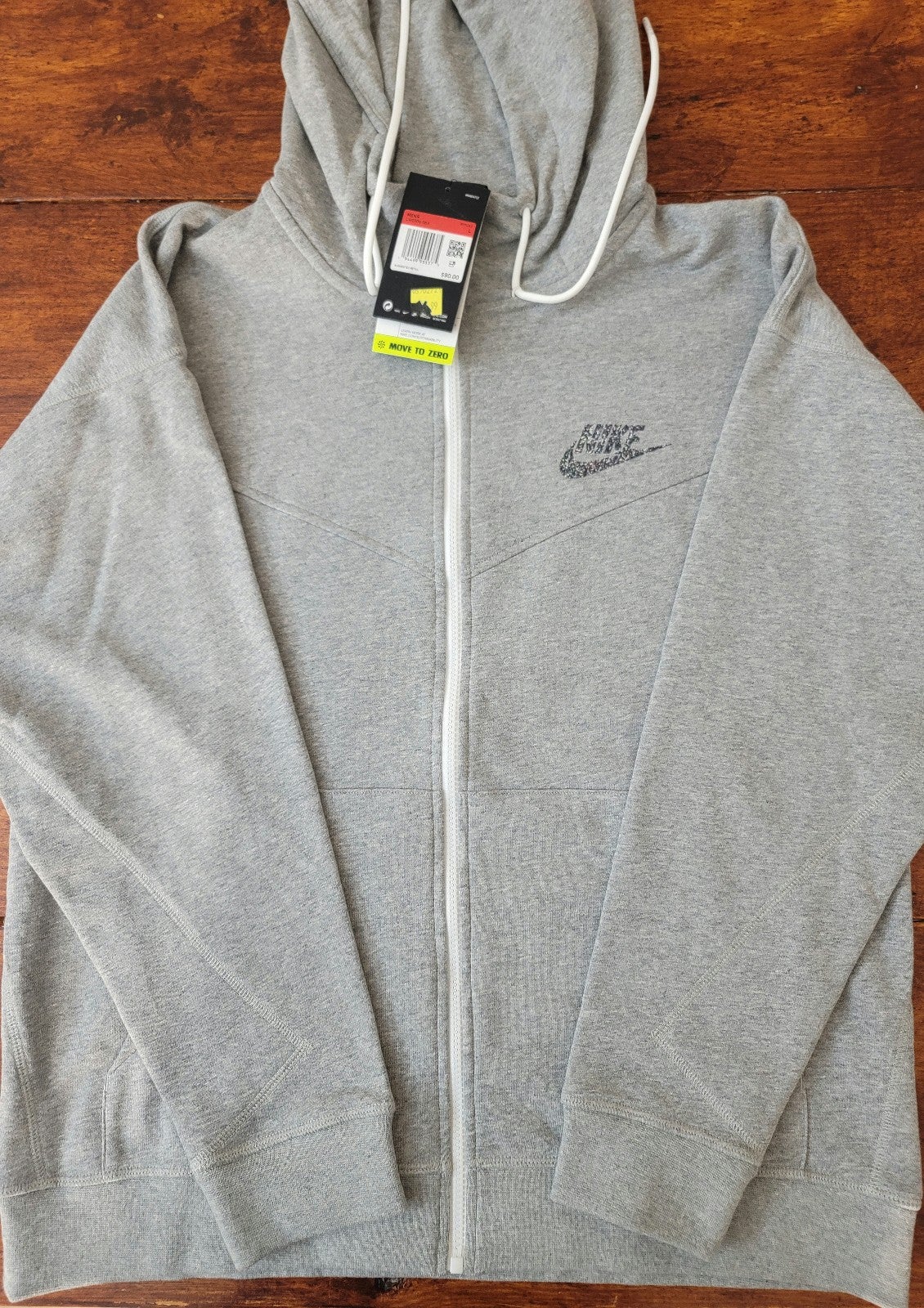 Nike Sportswear Organic Move To Zero Full Zip Hoodie Jacket La