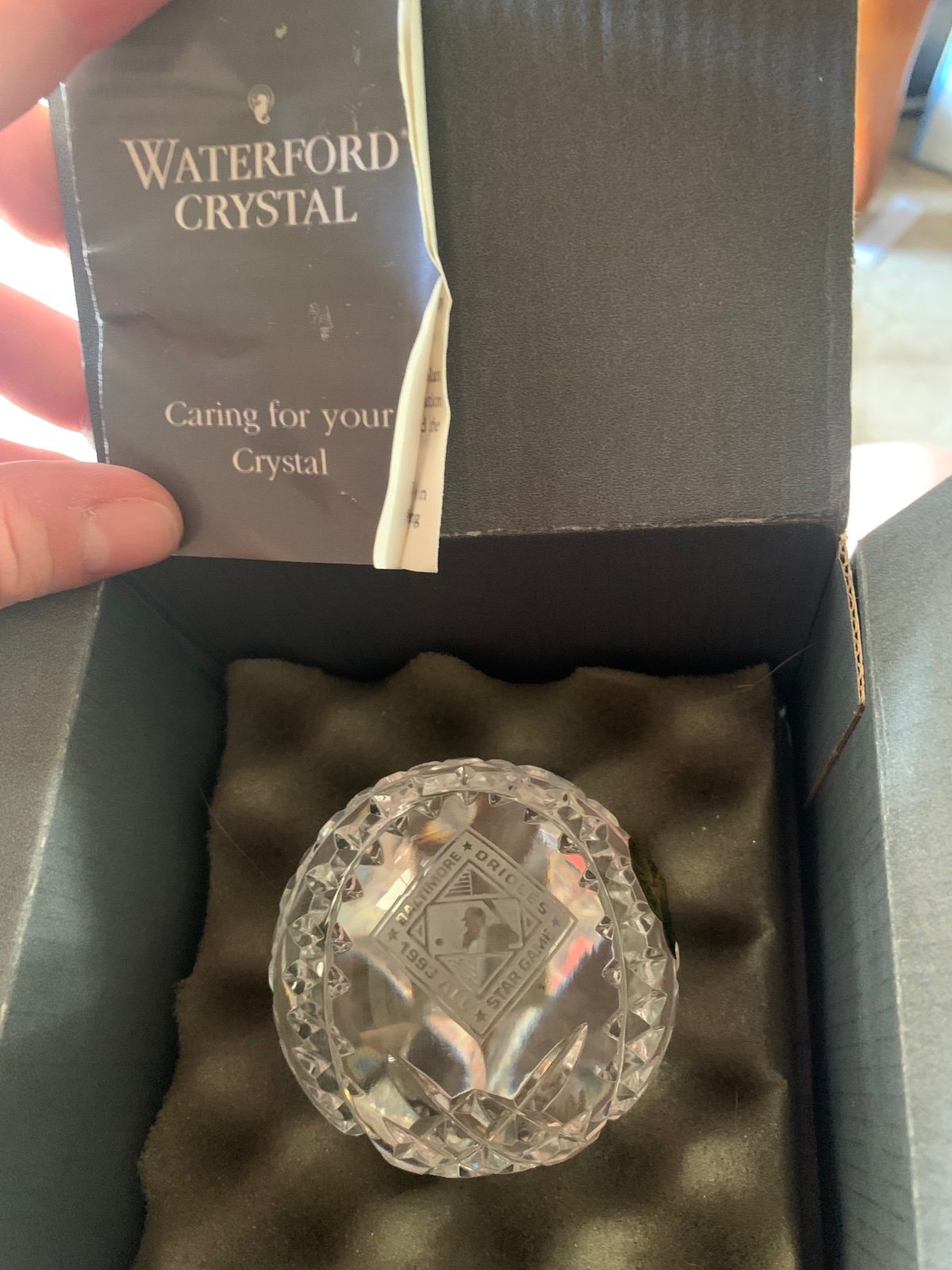 waterford crystal - 1993 Baltimore Orioles All Star game