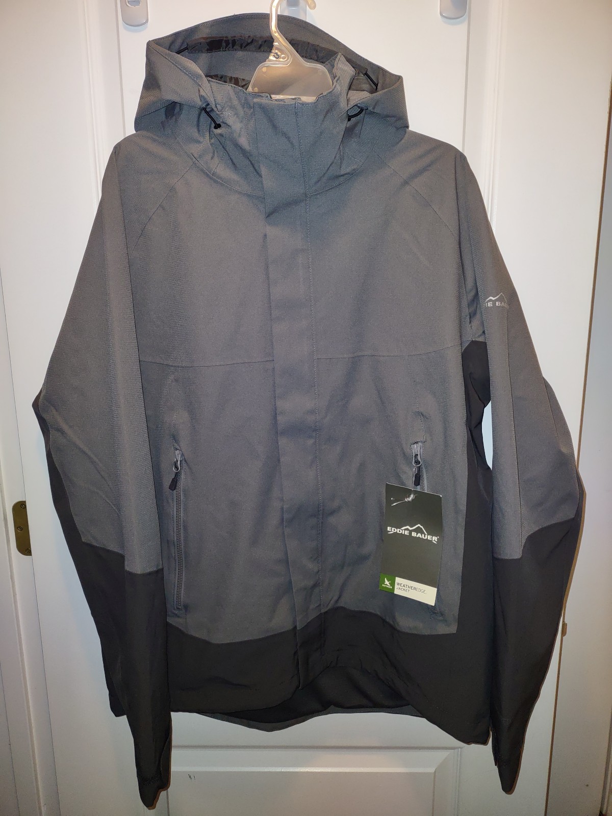 Eddie Bauer Mens Weatheredge Waterproof Outdoor Coat Jacket Men's Large - New